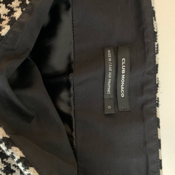 Houndstooth club Monaco bubble skirt (OG $ ~180) size 0 - Picture 2 of 2
